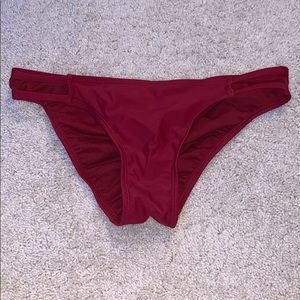 Red bikini bottoms
